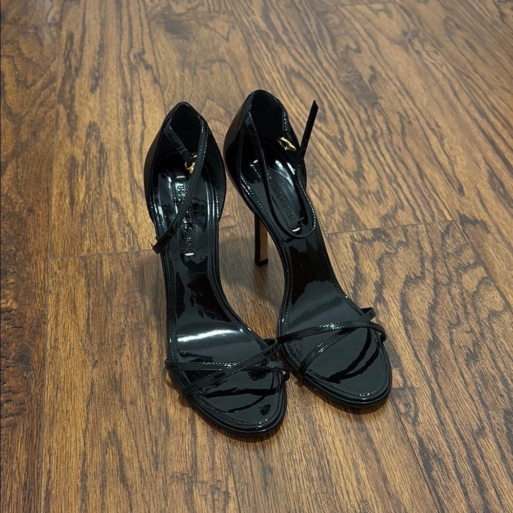 BCBGMaxAzria Strappy Black Heels